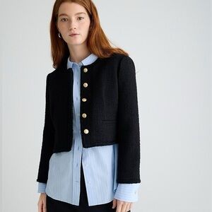 NWOT J.Crew Lady Louisa Crop Jacket